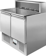 thumbnail of ICE-A-COOL 2 türige Pizza Saladette mit Granitplatte, Kapazität 300 L, automatische Abtaufunktion