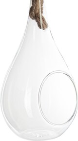 thumbnail of WellHome - Tropfenförmige Glasvase ø12,5x26cm