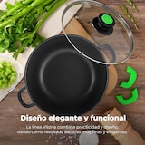 thumbnail of San Ignacio Vitoria - Cacerola 24cm Aluminio Forjado Apto para Inducción