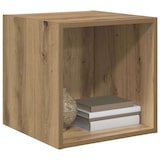 thumbnail of vidaXL Wandkast artisanaal eikenkleurig 37 x 37 x 37 cm Bewerkt hout