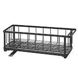 thumbnail of Yamazaki Abtropfgestell Abtropfkorb Abtropfständer Geschirr Metall Abtropfschale schwarz schmal 57x18x16cm