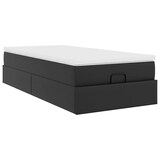 thumbnail of vidaXL Ottoman-Bett mit Matratze Schwarz 80x200 cm Kunstleder