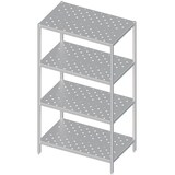 thumbnail of Regal mit gelochten Böden, 1200x400x1800 mm, Selbstmontage