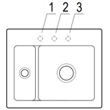 thumbnail of Villeroy&Boch Spülbecken, Küchenspüle Subway 60 XM Almond 620x510mm, Unterschrankbreite 60cm