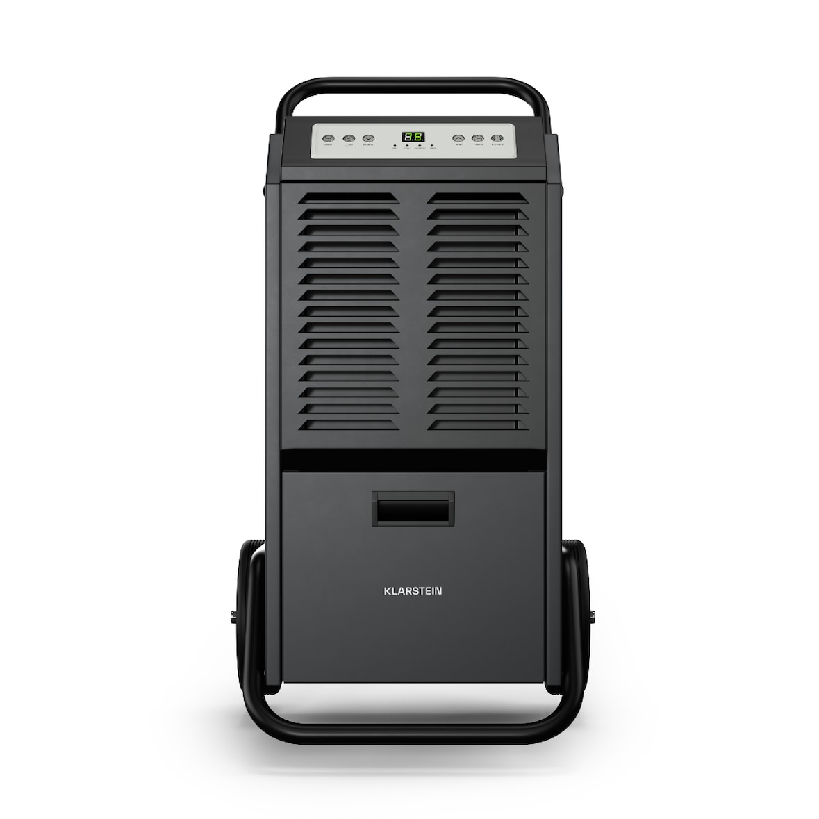 DuraDry 70L Luftentfeuchter | 70L/Tag | 140 m2 | rostfrei | mobil | 450 m³/h Anthrazit