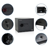 thumbnail of Safe / Tresor SAFE COMPACT 27l mit LCD Display schwarz hjh OFFICE