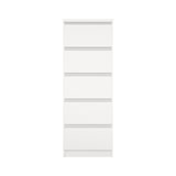 thumbnail of WellHome - Cómoda de Dormitorio con 5 Cajones en color Blanco 41 x 50 x 112 cm - Sil White