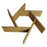 thumbnail of Pflanzkasten HWC-L70, Blumentopf Blumenbeet 7 Fächer, eckig 100x87cm Outdoor Tanne Holz MVG-zertifiziert, braun