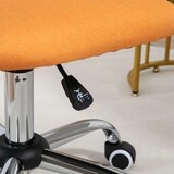 thumbnail of Vinsetto silla de oficina sin brazos silla de escritorio giratoria tapizado de tela con altura ajustable estilo moderno carga 120 kg 48x53x80-90 cm