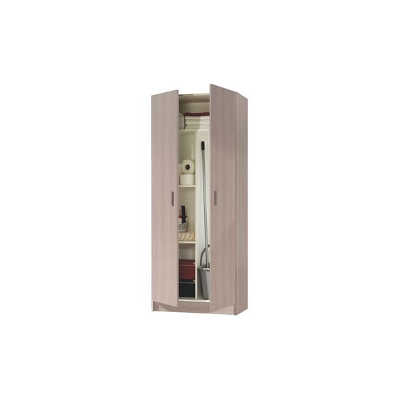 Armario Multiusos Escobero Roble 180 x 73 x 37 cm