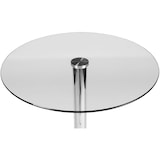 thumbnail of Mesa de cristal redonda 105 cm Vidrio transparente