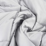thumbnail of vidaXL Winterbettdecke Silber 220 x 200 cm Satin und Mikrofaser