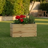 thumbnail of HORTALIA Jardinera de Madera para Exterior GHIO KD 70X30X30