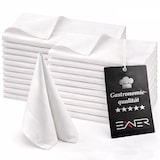 thumbnail of 50er Set Stoffservietten / Tischservietten / Tischwäsche 50 x 50 cm weiß 100% Baumwolle