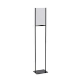 thumbnail of Europel Porte-affiche en métal noir avec panneau acrylique A4