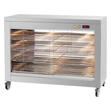 thumbnail of Elektrische warmhaltevitrine 2 türen 4 ebenen rückwand edelstahl - 1100x450x840 mm - 2000 W 230/1V - 5301A4E1 Eurast