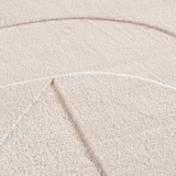 thumbnail of Teppich Waschbar Nordisch Modern Esszimmer Flur Creme 140x200 cm OEKO-TEX Fußbodenheizung geeignet Gekettelt – LAVAREDO von Kadima Design