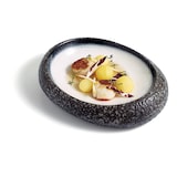 thumbnail of In Situ - Galet Assiette ovale émail réactif gris 24 x 18 cm