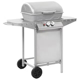 thumbnail of Barbecue A Gas Con Griglia 2 Fornelli Argento Acciaio Inox