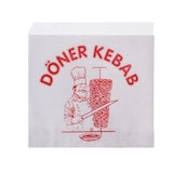 thumbnail of WISEFOOD 4000 Stück - Papier Kebab-Beutel - bedruckt 16 x 16 cm