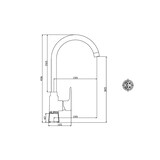 thumbnail of Aloni Einhebel-Küchenarmatur Spültischarmatur Chrom