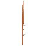 thumbnail of vidaXL Kopfteil Wachsbraun 160 cm Massivholz Kiefer