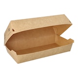 thumbnail of 65 Baguetteboxen, Pappe `NOTPLA` 7,5 cm x 10,7 cm x 22 cm braun