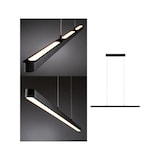 thumbnail of Paulmann Luminaire en suspension LED Lento   2700K 1800lm 42W Noir gradable 79693