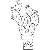 thumbnail of Securit® Set van 3 Raamstencils A3 - Planten Thema - Inclusief Krijtstift