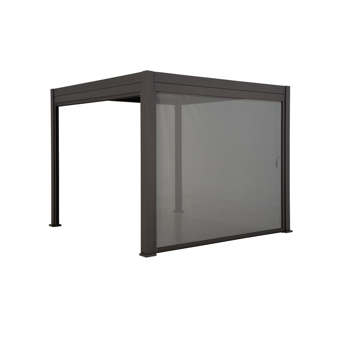 Rollo 3 m zur Lamellenpergola DELUXE anthrazit