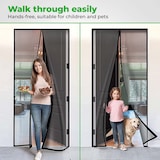 thumbnail of VerminBuster Vliegengordijn Magnetisch - Luxe Deurhor - 215 x 92 cm - Deurgordijn - Horgordijn Deur