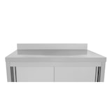 thumbnail of METRO PROFESSIONAL Gastro werkkast GSCB2120B, roestvrij staal, 120 x 70 x 95 cm, met opstaande rand, zilver