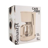 thumbnail of Menastyl - Cafetière 12 tasses 1.5l en polypropylène crème strié