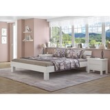 thumbnail of Großfamilienbett mit Überlänge 200x220 aus massiver Buche weiß Zubehör wählbar V-60.86-20-220W Rollrost und Matratze inkl.