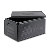 thumbnail of Recipiente isolado em polipropileno EPP/PPE preto de 42L adequado para o contentor GN1/1 - Abertura superior - T°C de -40°C a +100°C.