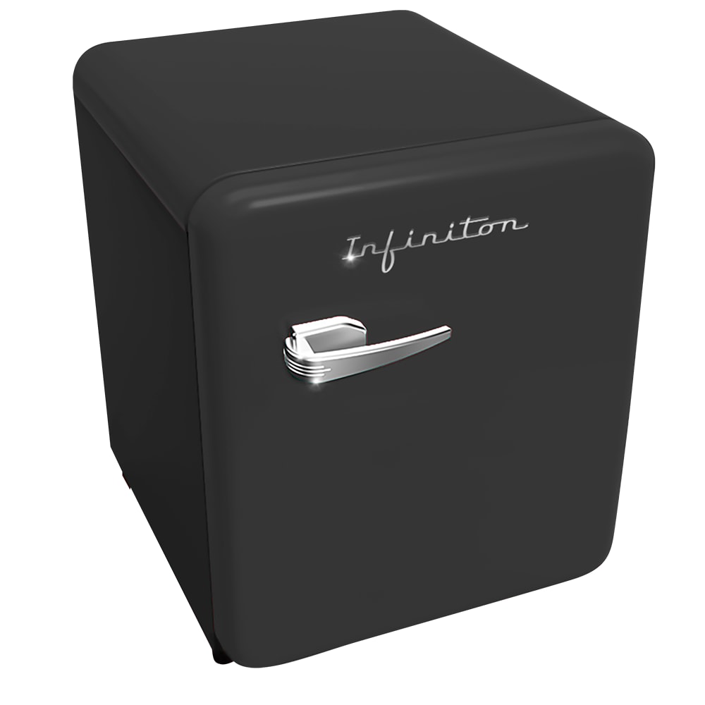 Frigorífico Infiniton CL-A5VN - 46 litros, Vintage, Negro