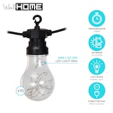 thumbnail of WellHome - Catena luminosa a 10 LED bianco caldo 450x6x15cm