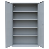 thumbnail of Lüllmann® Flügeltürenschrank, 5 OH, 1950 x 1200 x 422 mm, lichtgrau/anthrazit