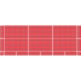 thumbnail of 18-teiliges Set, 2,4 m² Bodenrost, rot, aus lebensmittelechtem PE-HD