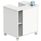 thumbnail of Briebe Mueble Baño Bajo Lavabo Pie Armario Auxiliar para Lavabos con /sin Pedestal 64x59x45 Almacenaje, Esencia, Blanco