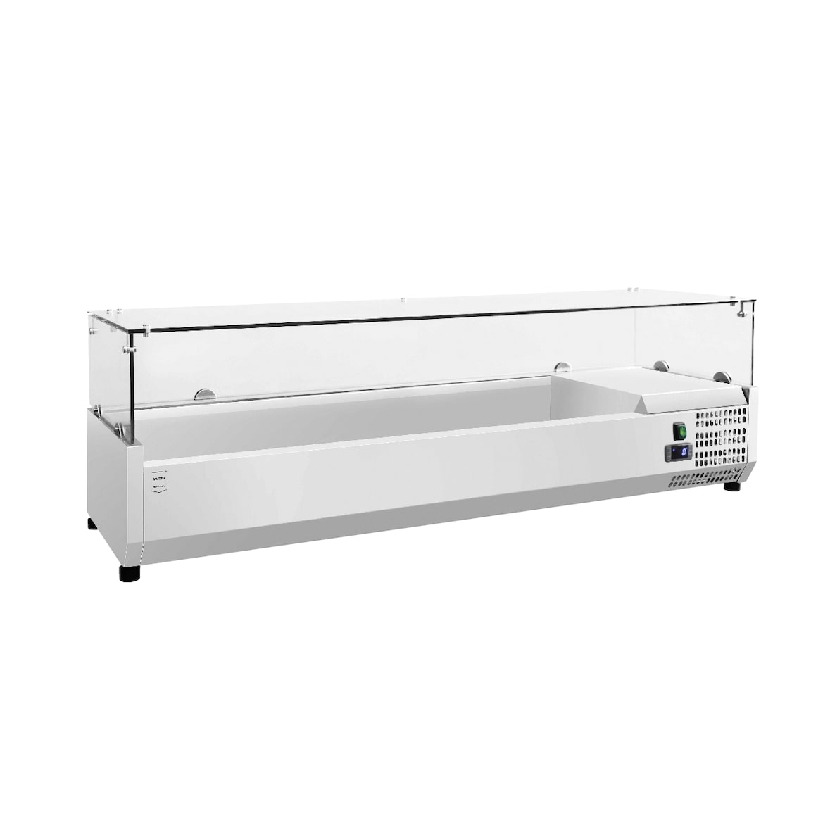 METRO PROFESSIONAL Vitrine réfrigérée GHS1150, 150.5 x 46 x 39.5 cm, 53 L, GN 5x1/3 1x1/2 6x1/3
