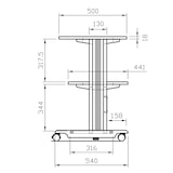 thumbnail of ROLINE Printer tafel, grijs