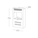 thumbnail of Tecno Air System - Biokamin - Rubinrot Eleganz - Bordeaux