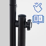 thumbnail of Specchio a figura intera Nane ovale nero