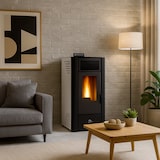 thumbnail of Poêle à granulés air Anita 11,6 kW Blanc Sannover