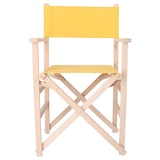 thumbnail of Aranaz Sillón director sin barniz lona amarilla