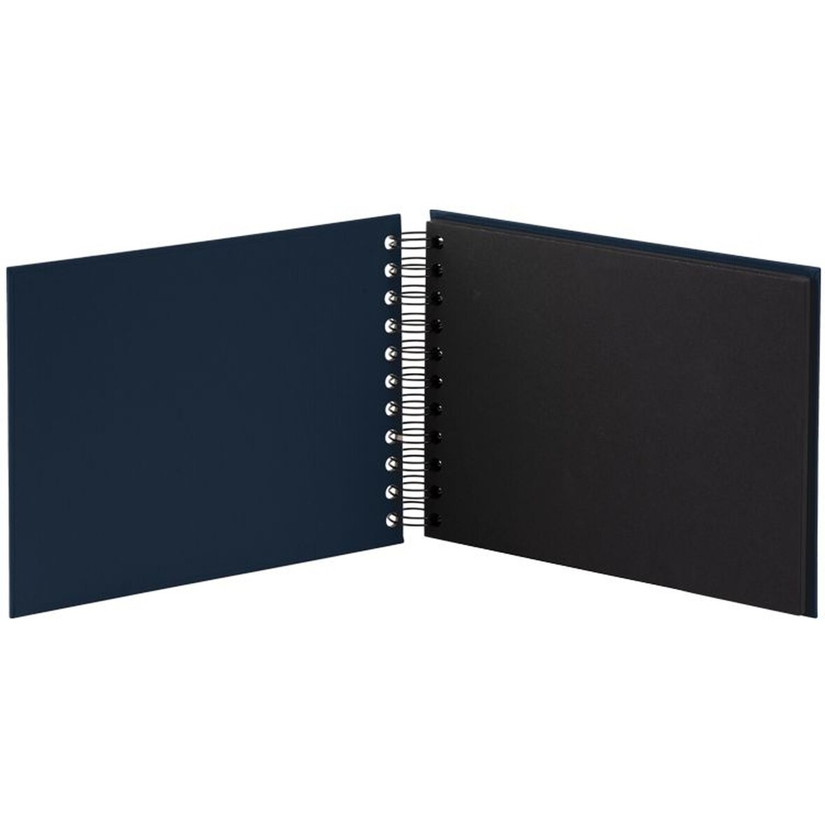 Fotoalbum Whire-O 40 Seiten 195x145mm navy/schwarz