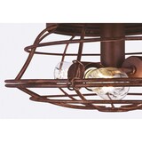 thumbnail of Deckenventilator Barnett Braun 122 cm mit LED Leuchte 122