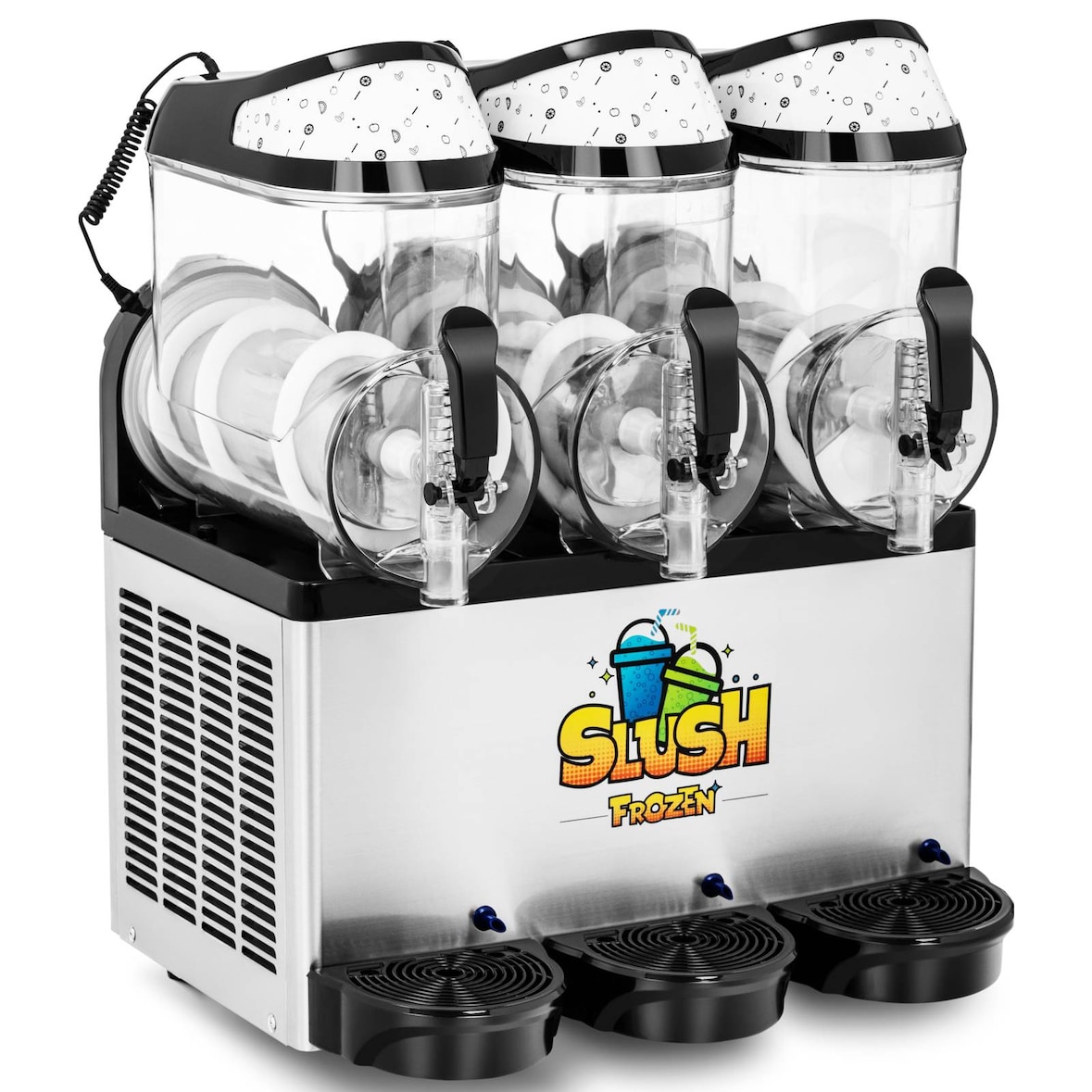Royal Catering Slush-Maschine - 3 x 12 l - LED -