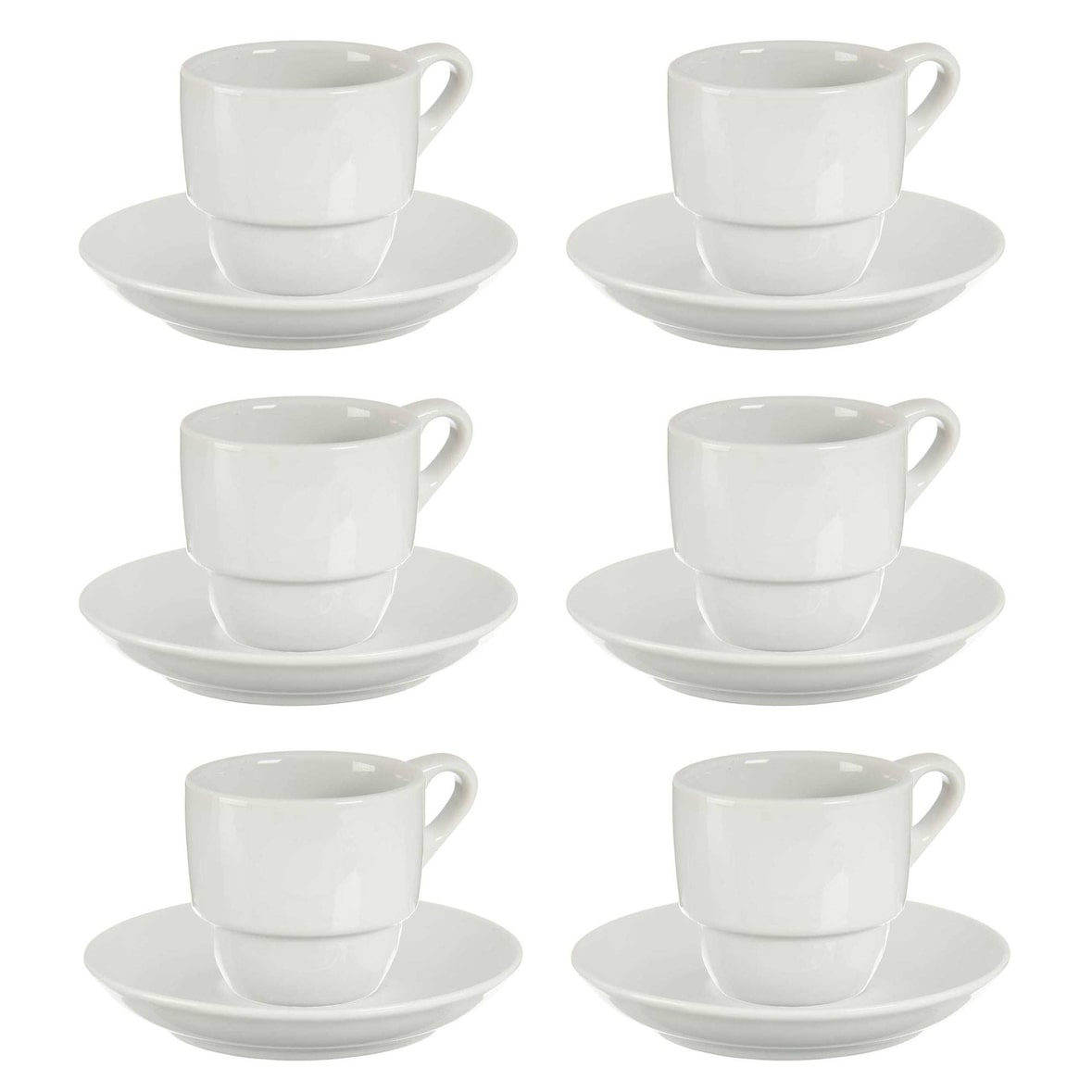 San Ignacio VESSIA - Set de 6 tazas Café en Porcelana 200 ml